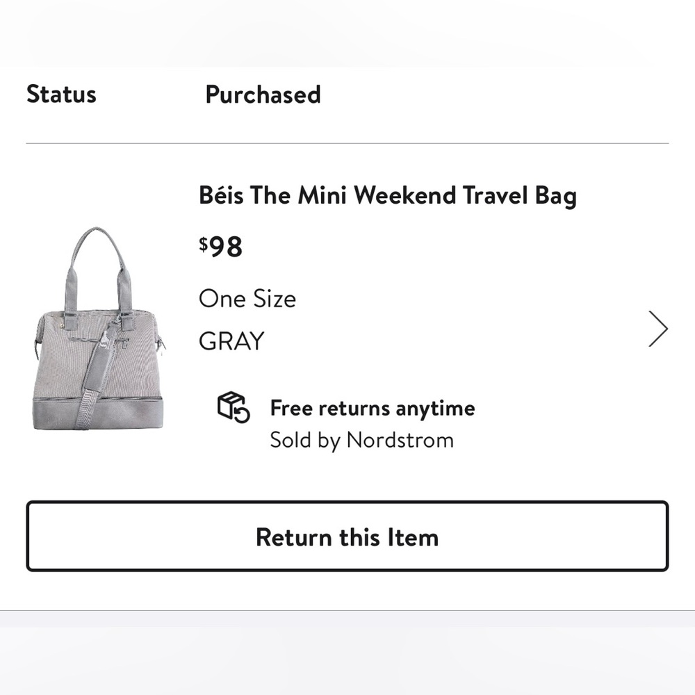 COPY - Béis - The Mini Weekend Travel Bag